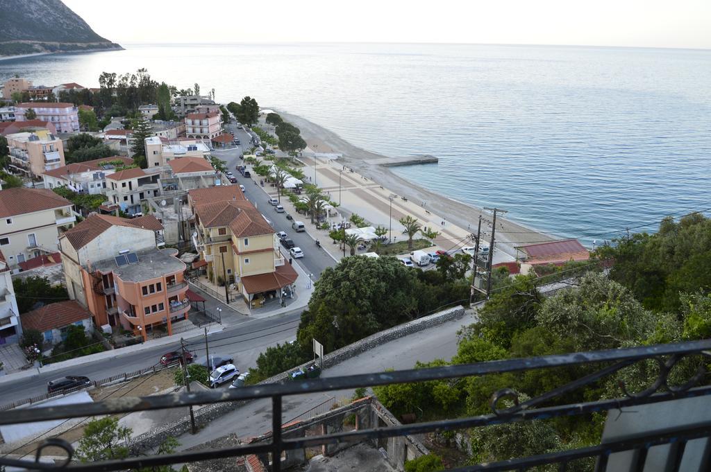 Poros Highest Hill & Sea View! Apartment Bagian luar foto