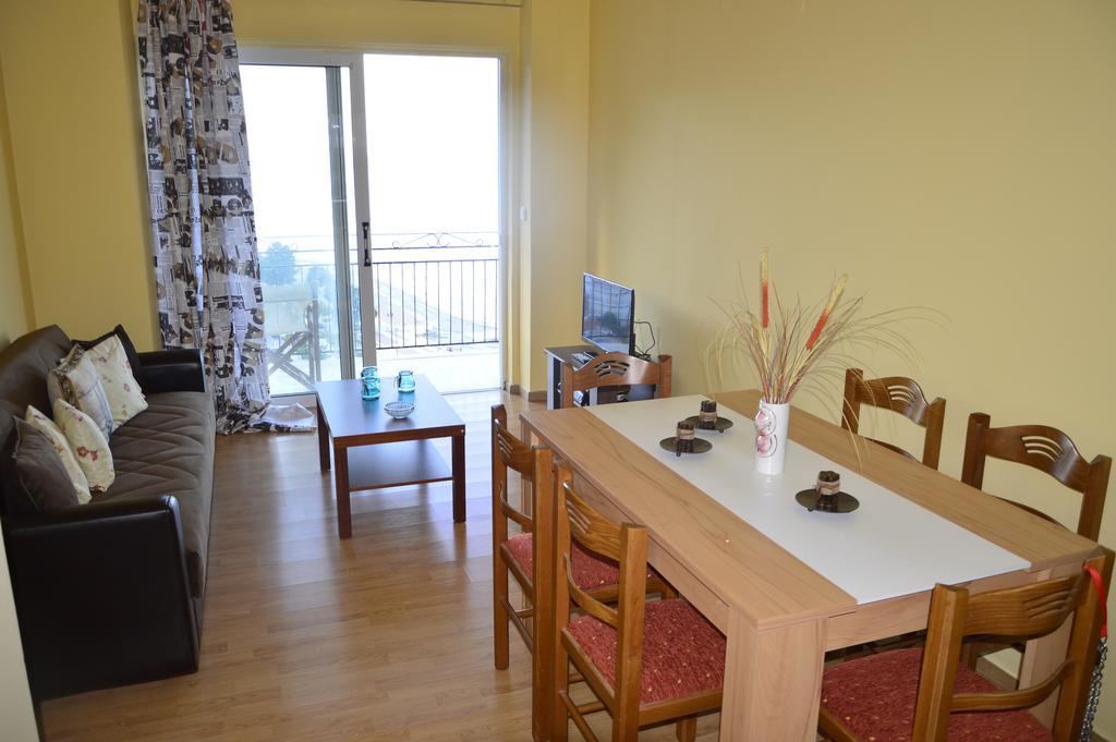 Poros Highest Hill & Sea View! Apartment Bagian luar foto