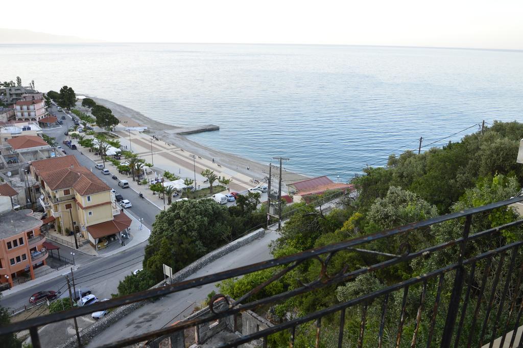 Poros Highest Hill & Sea View! Apartment Bagian luar foto